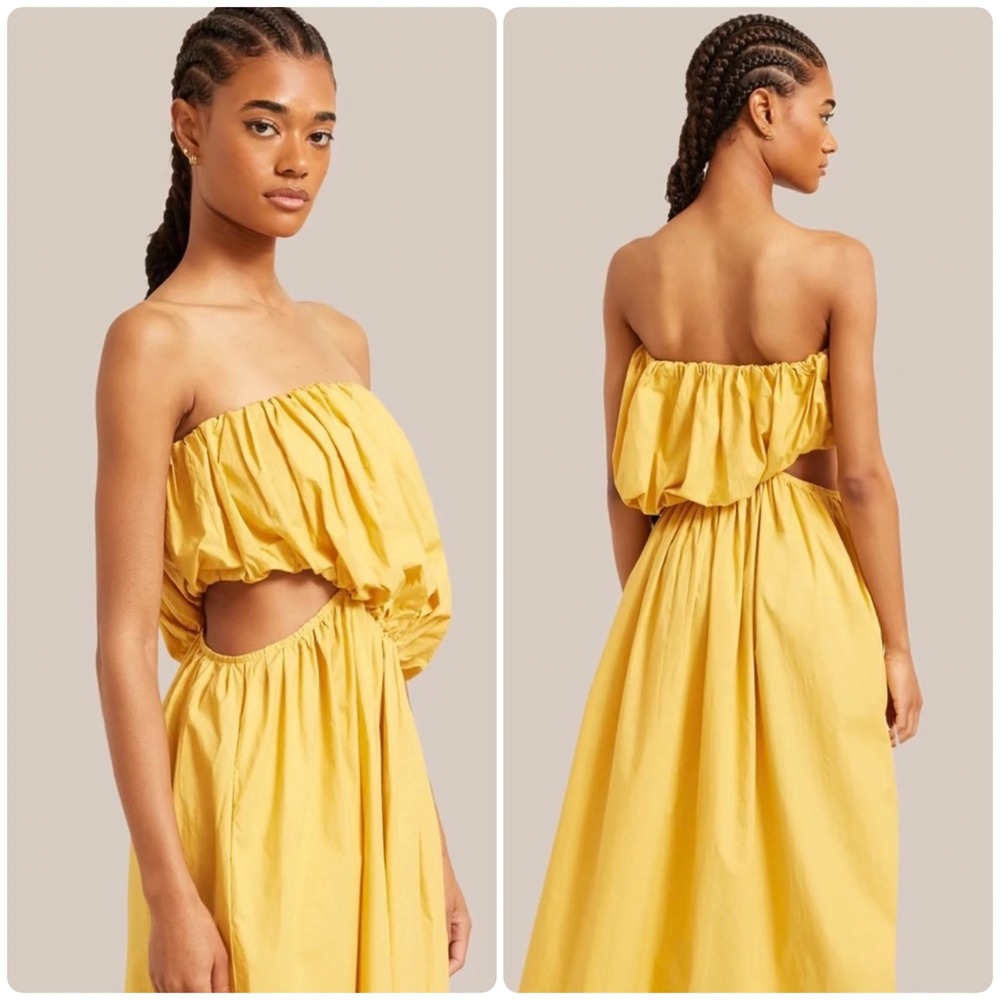 MODERN CITIZEN Womens Joska Vacation Resort Asymmetric Cut Out Maxi Dress Size M